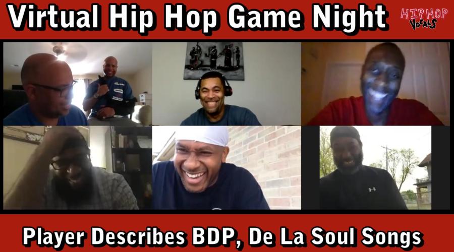 Virtual Game Night- Player Describes King Tee, BDP, De La Soul Songs